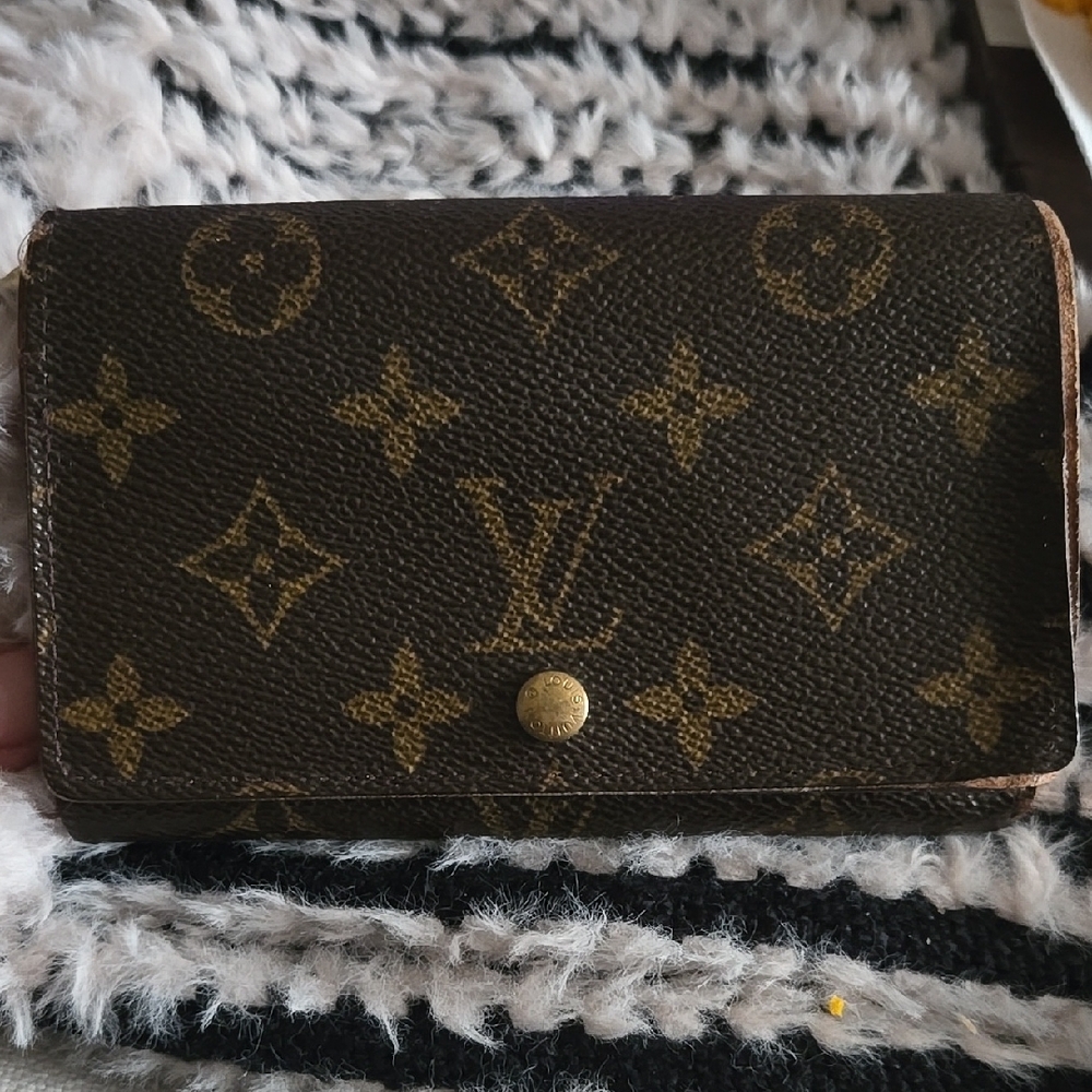 Louis Vuitton Brown Monogram Compact Wallet